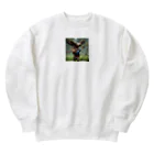 ganeshaのイーグルとアーチェリー.. png Heavyweight Crew Neck Sweatshirt