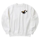 のんきな木のカラスよ跳べ！ Heavyweight Crew Neck Sweatshirt