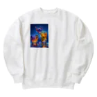 AQUAMETAVERSEの豪華なバカラのグラス　ラフルール　1859 Heavyweight Crew Neck Sweatshirt