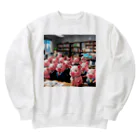 MTHの会社のらいんあっぷをするみにぶた管理製品 Heavyweight Crew Neck Sweatshirt