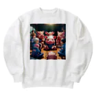 MTHのちーむのこんふりくとをするみにぶた仲介 Heavyweight Crew Neck Sweatshirt