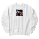 tsunatunaのカピバラ Heavyweight Crew Neck Sweatshirt