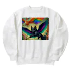 momonekokoの黒猫の魔法使い Heavyweight Crew Neck Sweatshirt