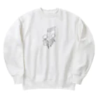 小森ロクワリの兄弟　一筆書き Heavyweight Crew Neck Sweatshirt