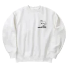 Lutrinaeの カワウソ / otter, who & what. Heavyweight Crew Neck Sweatshirt