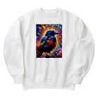 yamamon39のカラス　001 Heavyweight Crew Neck Sweatshirt