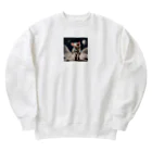 papaiayapapaの豚の宇宙飛行士 Heavyweight Crew Neck Sweatshirt