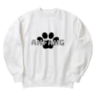 ANFANG のANFANG Dog stamp series  ヘビーウェイトスウェット