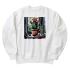 TENTENの朝のサボテン Heavyweight Crew Neck Sweatshirt