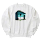 Buildingsの廃墟 12 Heavyweight Crew Neck Sweatshirt