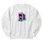 Buildingsの廃墟 13 Heavyweight Crew Neck Sweatshirt