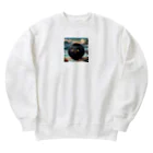 AI妖怪大図鑑のうに妖怪　バッフン Heavyweight Crew Neck Sweatshirt