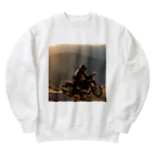 the blue seasonの山頂の黄昏時 Heavyweight Crew Neck Sweatshirt