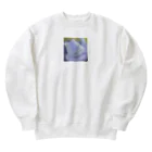 DIMDIMの脳内ショップの癒やしの猫 Heavyweight Crew Neck Sweatshirt