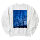 kayuuの神秘的な青い世界 Heavyweight Crew Neck Sweatshirt