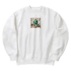 めろんグッズのインテリサウルス Heavyweight Crew Neck Sweatshirt