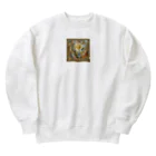 Qten369の絵画をモチーフ Heavyweight Crew Neck Sweatshirt