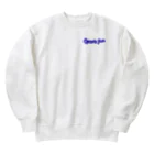 Lycoris Ant～リコリスアント～のLycorisAnt（リコリスアント）ロゴ（青） Heavyweight Crew Neck Sweatshirt