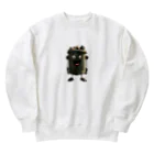 AI妖怪大図鑑のゴミ箱妖怪　ダボさん Heavyweight Crew Neck Sweatshirt