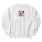 ゆうちゃんNFTいいねの耳長フェネックちゃん21 Heavyweight Crew Neck Sweatshirt