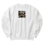 pipi_popoの宇宙からやって来た未確認生物 Heavyweight Crew Neck Sweatshirt