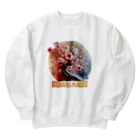 gates_of_heavenのSAKURA Heavyweight Crew Neck Sweatshirt