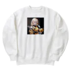 peek25のoilを輸送・供給するAIロボット Heavyweight Crew Neck Sweatshirt