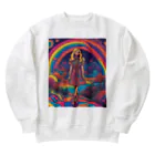 Unique Existenceのpsych girl Heavyweight Crew Neck Sweatshirt