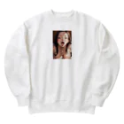 美少女学院の黒髪美少女　美鈴ちゃん４ Heavyweight Crew Neck Sweatshirt