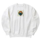 myojinのオシャレなロゴ Heavyweight Crew Neck Sweatshirt