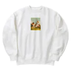 AQUAMETAVERSEの楽しそうな子供たち Heavyweight Crew Neck Sweatshirt