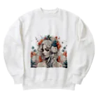 Unique Existenceのhorde of flowers Heavyweight Crew Neck Sweatshirt