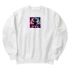 波乗り南国🏝️のスカルくん Heavyweight Crew Neck Sweatshirt