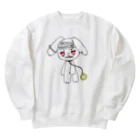 Chashireの白うさぎ Heavyweight Crew Neck Sweatshirt