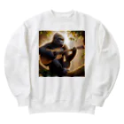 Qten369のG線上もゴリラ Heavyweight Crew Neck Sweatshirt