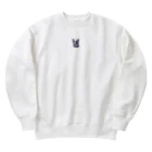 たんたん狸の不気味で可愛い森の不気味で可愛いバク001 Heavyweight Crew Neck Sweatshirt