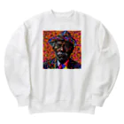 ヲシラリカの渋いおじさん　カラフル Heavyweight Crew Neck Sweatshirt