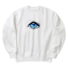 hade_raの綺麗な瞳 Heavyweight Crew Neck Sweatshirt