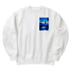 AQUAMETAVERSEの贅沢な夕暮れのひと時を貴女に　Hime  2530 Heavyweight Crew Neck Sweatshirt