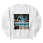 KAZAGULIのリゾートライフ Heavyweight Crew Neck Sweatshirt