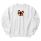 岸本淳の俺のシャムちゃん１ Heavyweight Crew Neck Sweatshirt