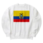 お絵かき屋さんのエクアドルの国旗 Heavyweight Crew Neck Sweatshirt