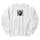 greenartの脳味噌豆苗状態 Heavyweight Crew Neck Sweatshirt