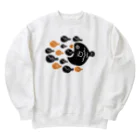 mincruのお魚さんは大家族 Heavyweight Crew Neck Sweatshirt