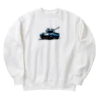 mochikun7の戦車イラスト01 Heavyweight Crew Neck Sweatshirt