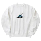 mochikun7の戦車イラスト02 Heavyweight Crew Neck Sweatshirt