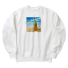 ぱいなっぷる王国のパイナップルシリーズ Heavyweight Crew Neck Sweatshirt