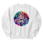 トトベス(T∴B∴M∴)🕊️の牧神パーンに奉献する清廉な山羊姫🐐 Heavyweight Crew Neck Sweatshirt