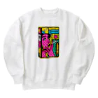 わっふるアートのネオ・シガレットボックス Heavyweight Crew Neck Sweatshirt