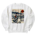 foot8の浮世絵にしてみた3 Heavyweight Crew Neck Sweatshirt